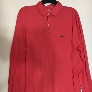 Long sleeve polo Vineyard vines shirt size L